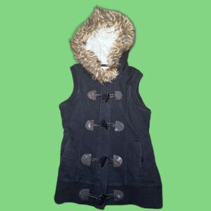 Size Small Furry Vest FLAWED